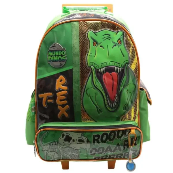 MOCHILA CRESKO C/CARRO 18" DINO