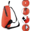 MOCHILA MODAX CLASIC EVERDAY NARANJA ART - Imagen 3