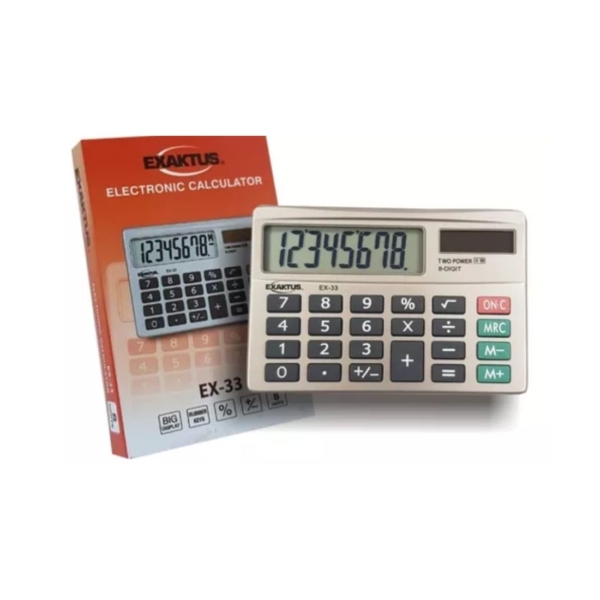 CALCULADORA EXAKTUS EX-33 NUEVO