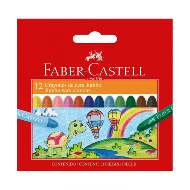 CRAYON FABER CASTELL X 12 JUMBO