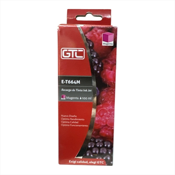 TINTA SISTEMA CONTINUO GTC ET-664M 100ML