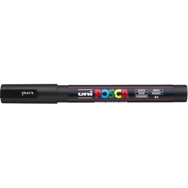 MARCADOR POSCA PC-3M NEGRO