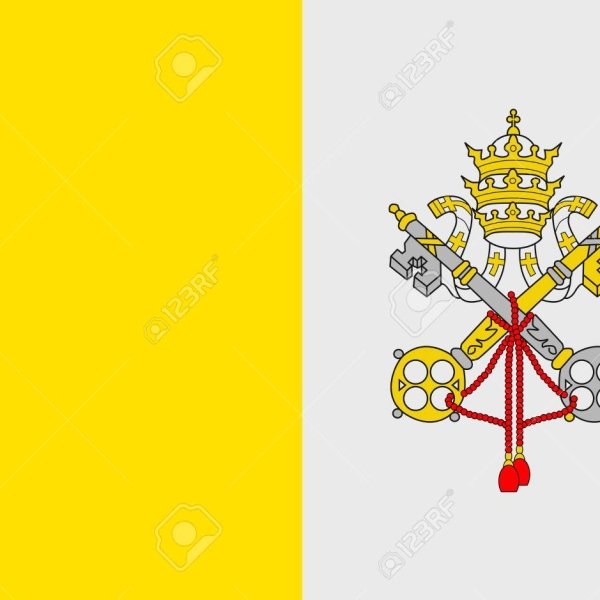Bandera de Vaticano 90x150 C/ESCUDO Flam