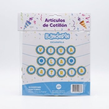 Banderin Escarapela "VIVA la PATRIA"