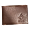 BILLETERA WPC CUERO TAPA LISA DOBLE VISOR CHOCOLATE