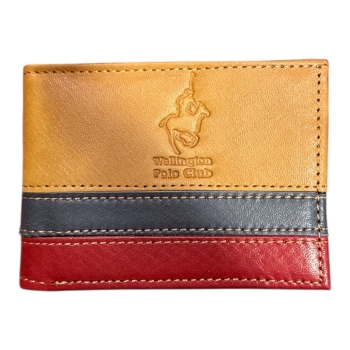 BILLETERA WPC CUERO TRIANGULO DOBLE 1002G