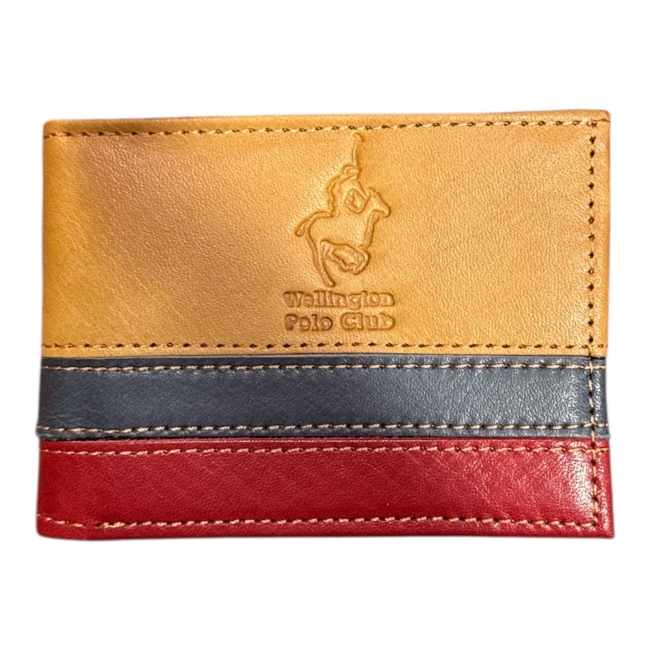 BILLETERA WPC CUERO TRIANGULO DOBLE 1002G