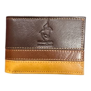 BILLETERA WPC CUERO TRICOLOR CHOCOLATE 1025CH