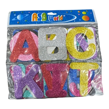 GOMA EVA FORMA LETRAS X27