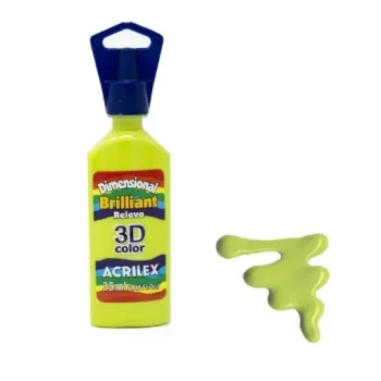 DIMENSIONAL ACRILEX 35ML BRILLANTE VERDE MANZANA