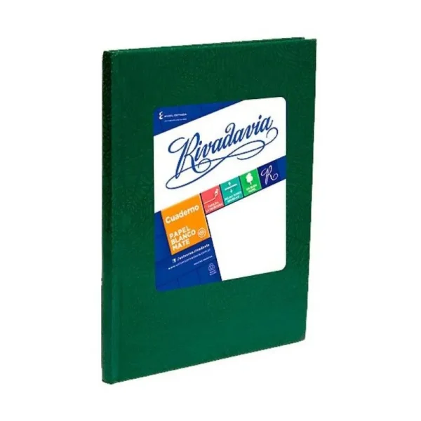 CUADERNO RIVADAVIA T/D 50HJ RAYA VERDE S