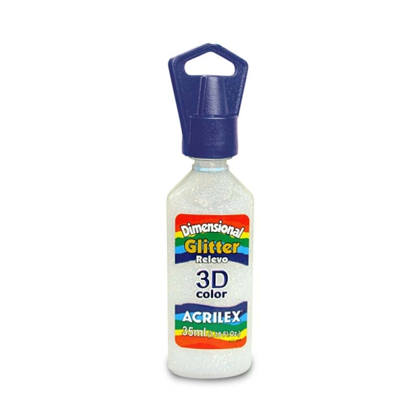 DIMENSIONAL ACRILEX 35ML GLITTER CRISTAL