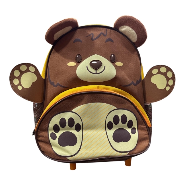 MOCHILA LSD C/CARRO 12" KIDS ANIMALS