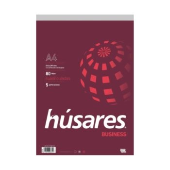 Block Husares Bussines A4 Cuadriculado