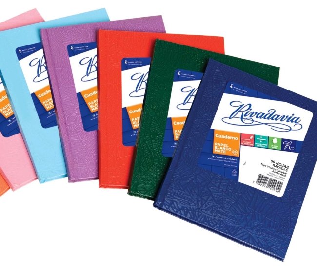 CUADERNO RIVADAVIA 50HJ RAYA 19X23
