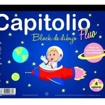 BLOCK CAPITOLIO DE DIBUJO N5 FLUO 16HJ