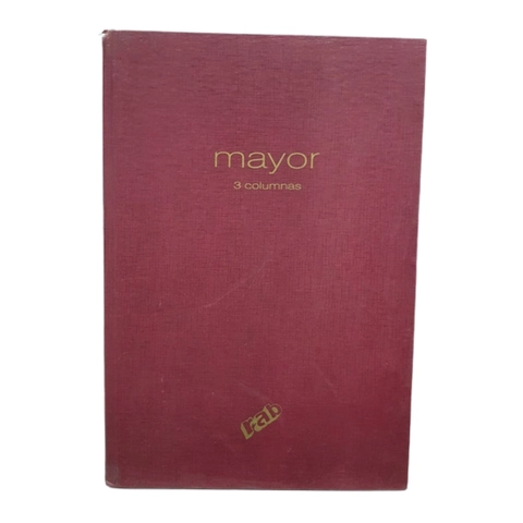 LIBRO MAYOR DISE?O 3 COL T/F 24 HJ OF S