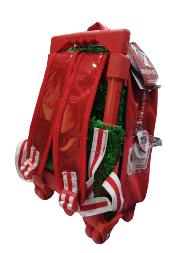 MOCHILA CRESKO C/CARRO 12" RIVER PLATE - Imagen 2