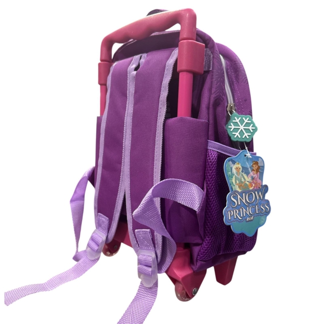 MOCHILA LSD C/CARRO 12" SNOW PRINCESS - Imagen 2