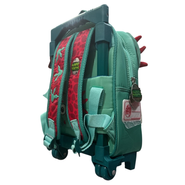 MOCHILA CRESKO C/CARRO 12" DINOS - Imagen 2