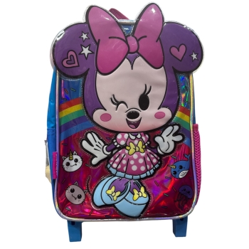 MOCHILA CRESKO C/CARRO 12" MINNIE KM812