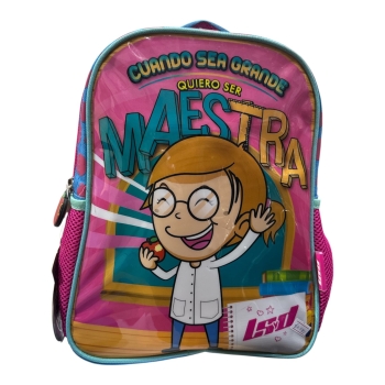 MOCHILA LSD ESPALDA 12" CUANDO SEA GRANDE NENA
