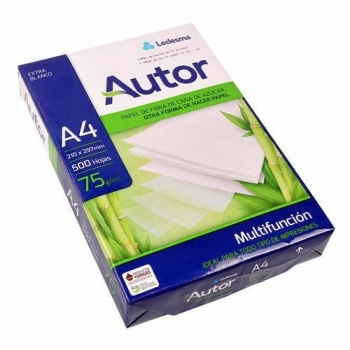 RESMA LEDESMA AUTOR MULT. A4 75gr 210x297