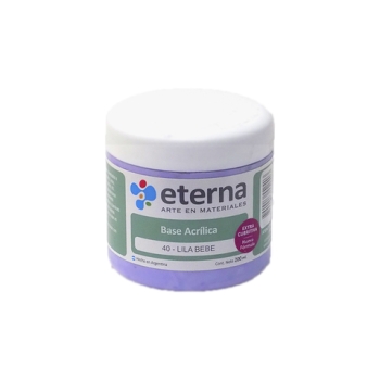 BASE ACRILICA ETERNA 200ml LILA BEBE