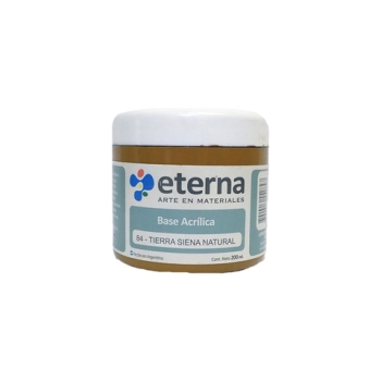 BASE ACRILICA ETERNA 200ML TIERRA SIENA NATURAL
