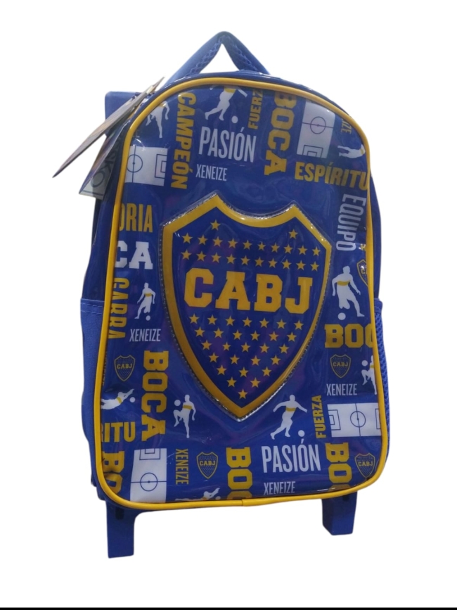 MOCHILA CRESKO C/CARRO 12" BOCA JUNIORS BO360