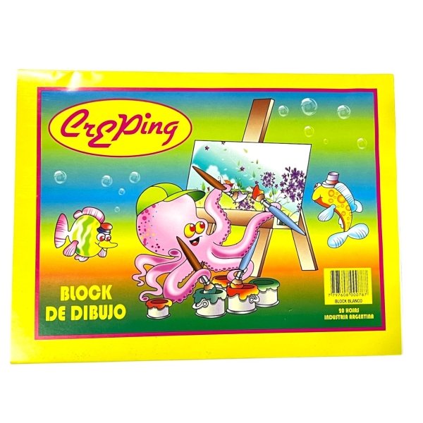 Block Creping N 5 Blanco 20 Hjs