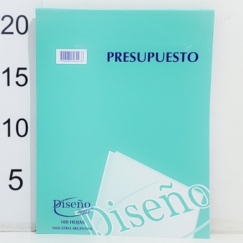 TAL. PRESUPUESTO DISEÑO GRANDE 100 HJ