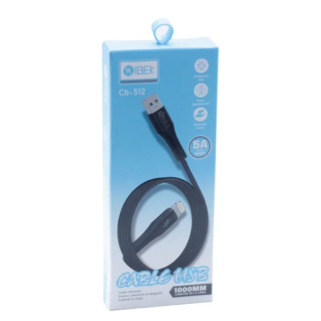 CABLE IPHONE IBEK 1000MM
