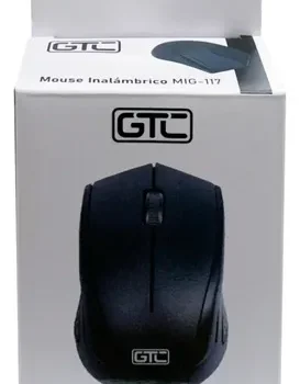 MOUSE GTC INALAMBRICO MEDIO NEGRO MIG-117