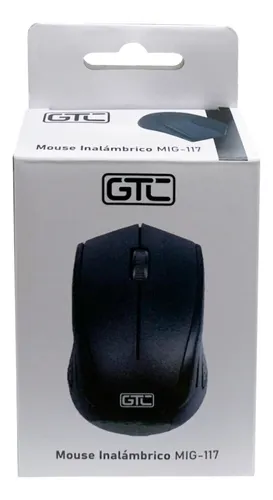 MOUSE GTC INALAMBRICO MEDIO NEGRO MIG-117