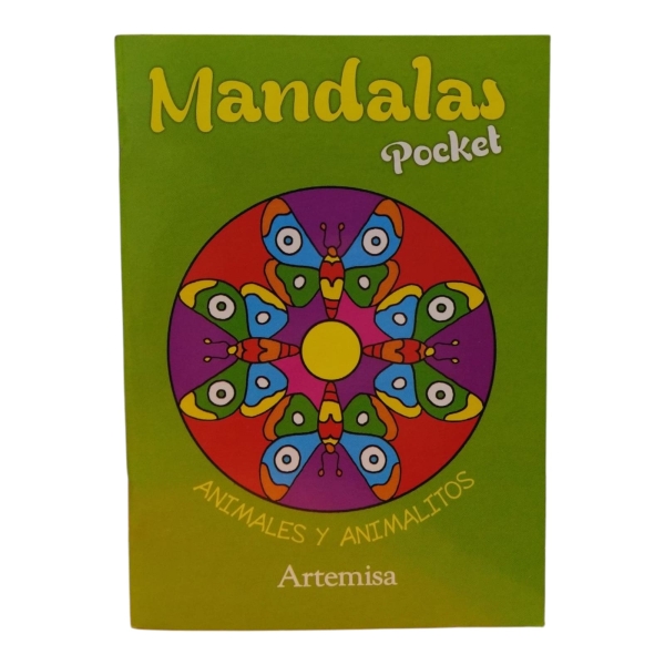 LIBRO P/COLOREAR MANDALAS ANIMALES Y ANI