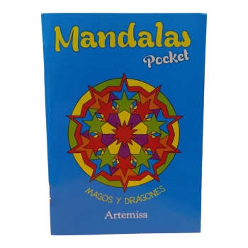 LIBRO P/COLOREAR MANDALAS MAGOS Y DRAGON
