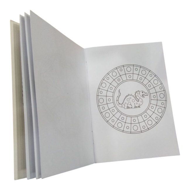 LIBRO P/COLOREAR MANDALAS MAGOS Y DRAGON - Imagen 4