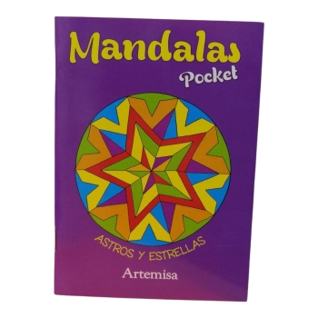 LIBRO P/COLOREAR MANDALAS ASTROS Y ESTRE