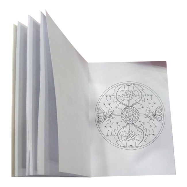 LIBRO P/COLOREAR MANDALAS FLORES Y FANTA - Imagen 3