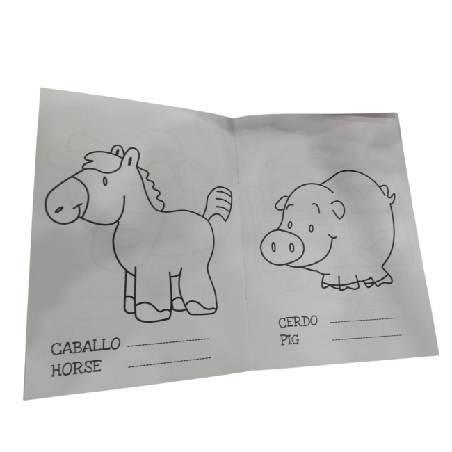 LIBRO P/COLOREAR Y ESCRIBIR CAROBOOKS ES - Imagen 2