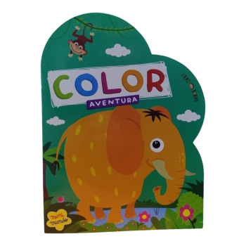 LIBRO CAROBOOKS P/COLOREAR ANIMALES ELEF