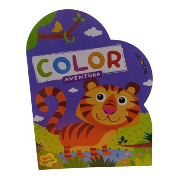 LIBRO CAROBOOKS P/COLOREAR ANIMALES TIGR