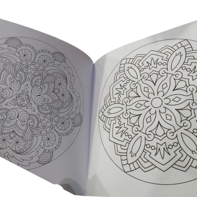 LIBRO P/COLOREAR MANDALAS ELEFANTE MIL C - Imagen 2