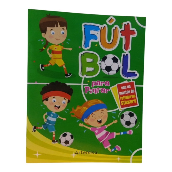 LIBRO P/COLOREAR FUTBOL PARA PINTAR