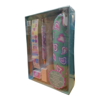 SET X7 REYSA STATIONERY CARTUCHERA