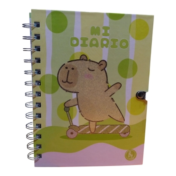 DIARIO INTIMO REYSA CON GLITTER ART 1049