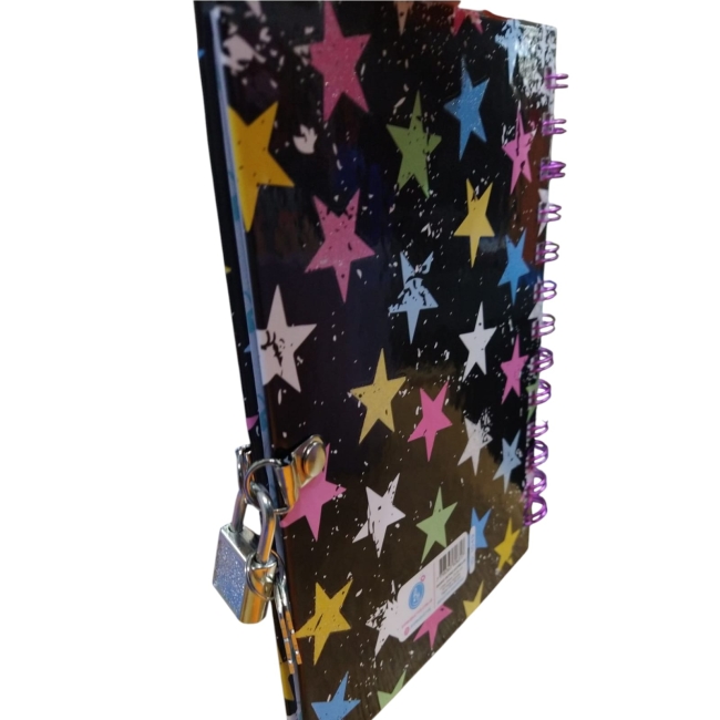 DIARIO INTIMO REYSA CON GLITTER ART 1049-1 - Imagen 2