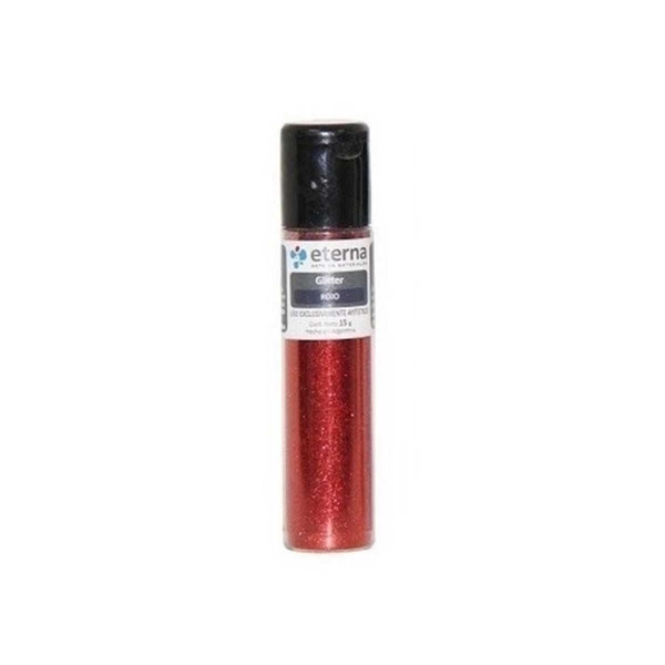 GLITTER ETERNA 15GR ROJO