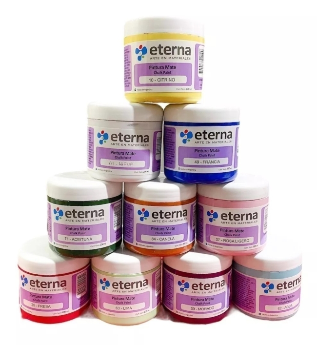 PINTURA ETERNA MATE 100ML AQUA